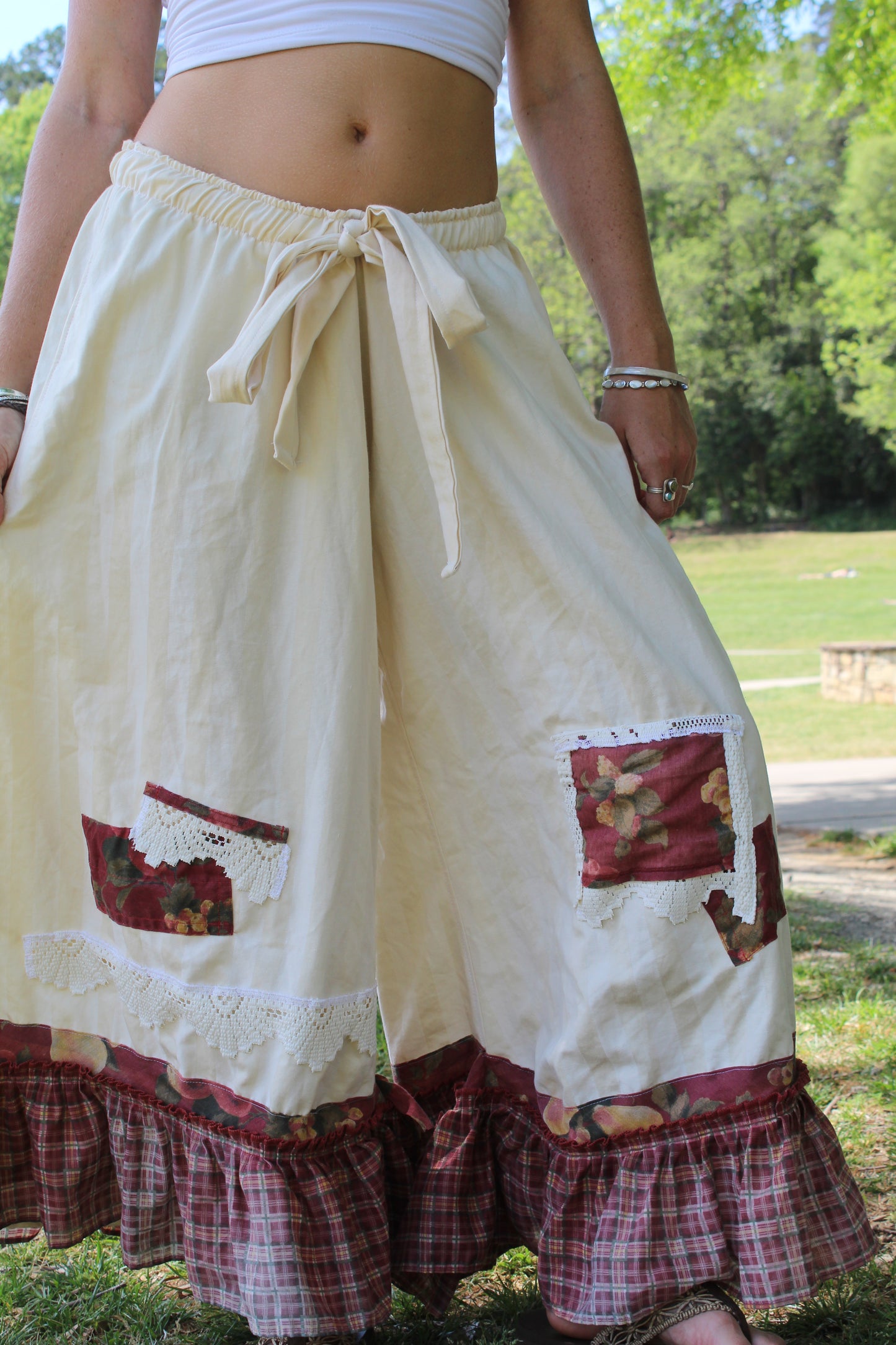 ITALIA COUNTRYSIDE PATCHWORK PANTS