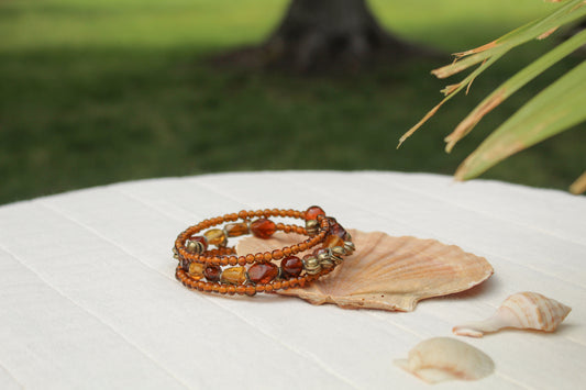 CORAL TWIST BRACELET