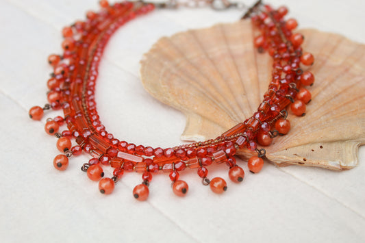 CORAL REEF NECKLACE