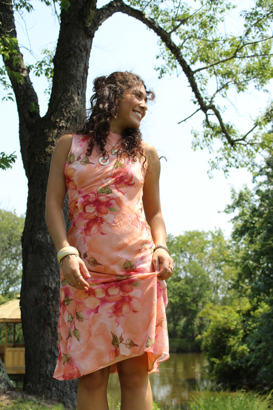 PEACHY KEEN MIDI DRESS