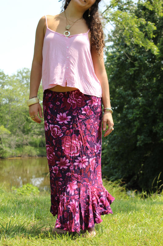 MIDSUMMER BLOOM MAXI SKIRT