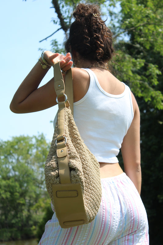 SAND STITCH PURSE
