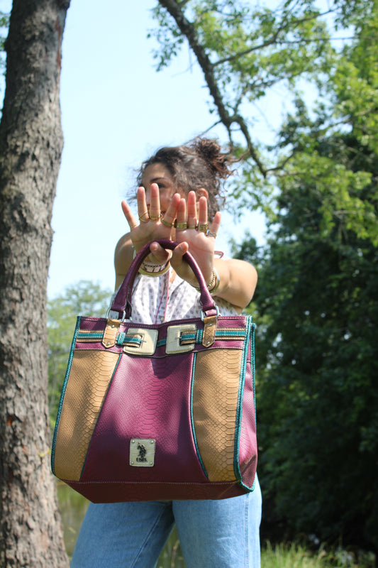 DOUBLE BUCKLE PURSE