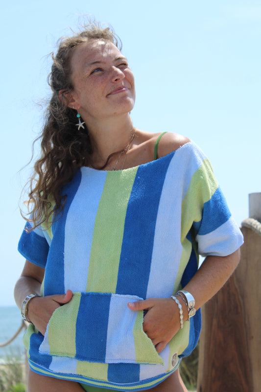 COVER ME UP IN STRIPES TEE