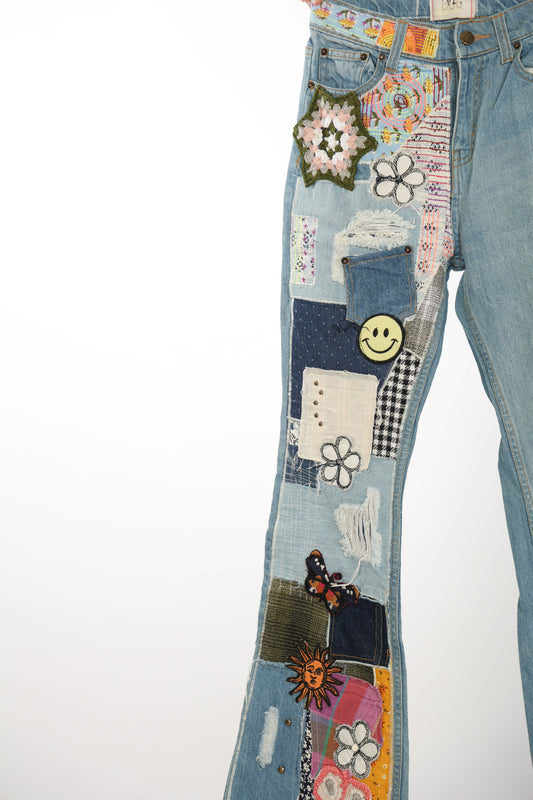 PATCHED UP JEAN
