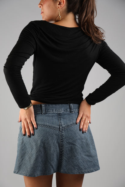 VINYL BLUES MINI SKIRT