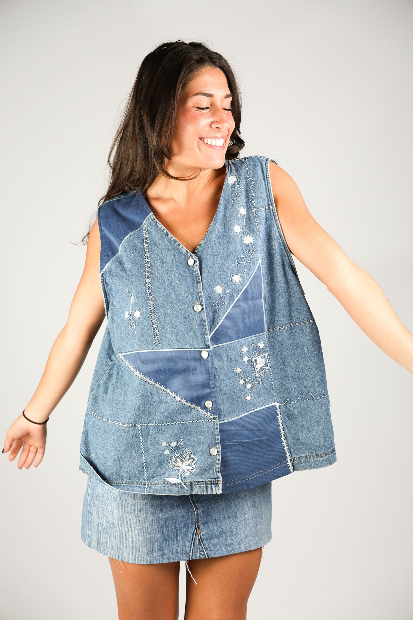 BROADWAY GIRL DENIM VEST