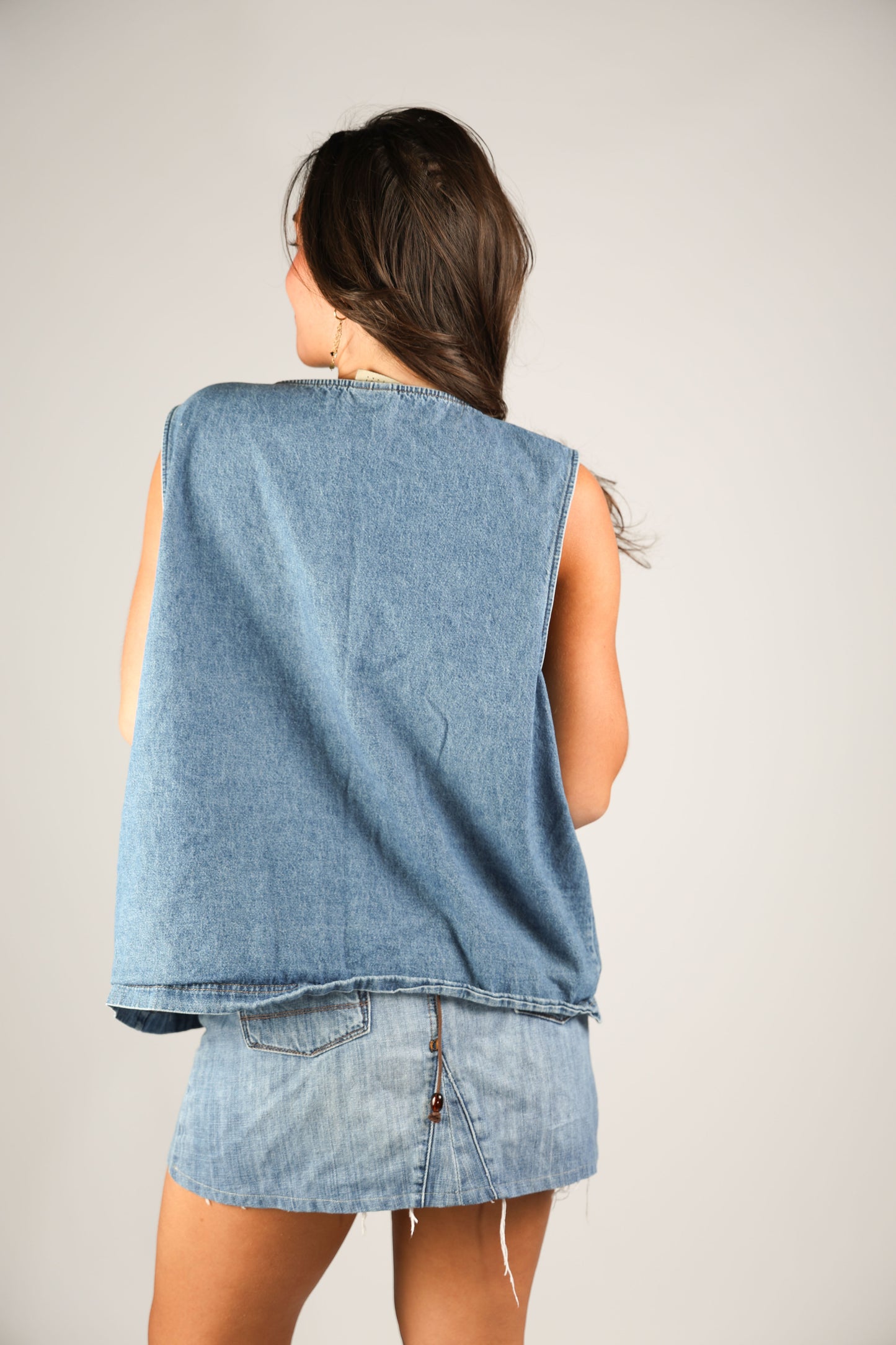 BROADWAY GIRL DENIM VEST