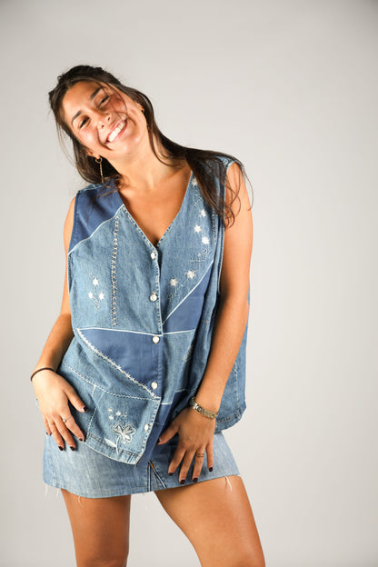 BROADWAY GIRL DENIM VEST