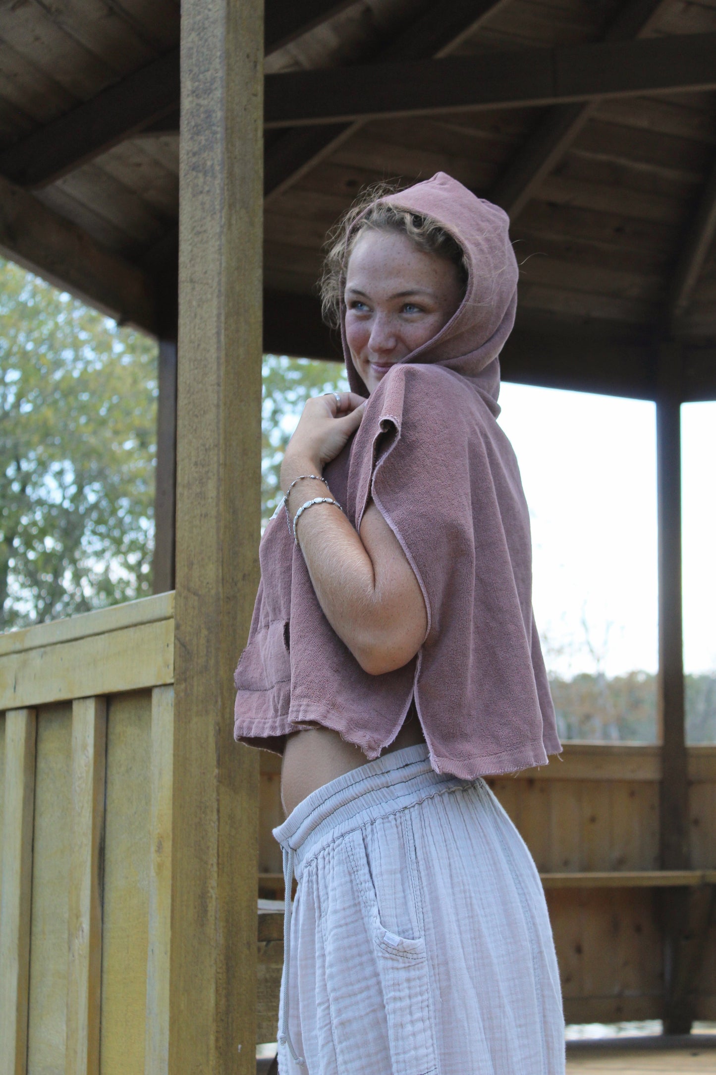 CAFÉ ON THE COAST TOWEL HOODIE