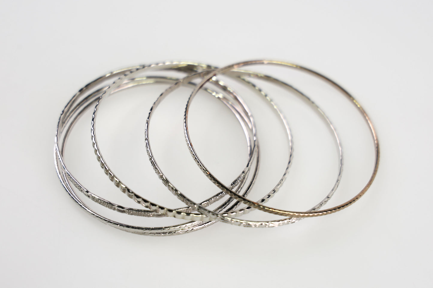 SILVER STACK BRACELET