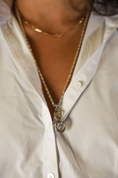 DEEP V DANGLE NECKLACE