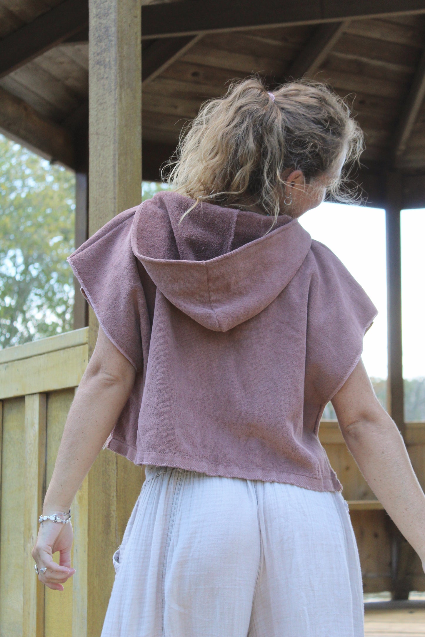 CAFÉ ON THE COAST TOWEL HOODIE