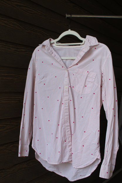 LADY BUG BUTTON UP