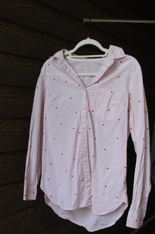 LADY BUG BUTTON UP