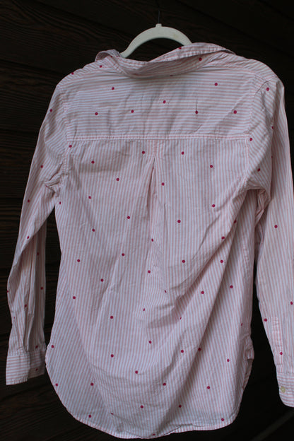 LADY BUG BUTTON UP