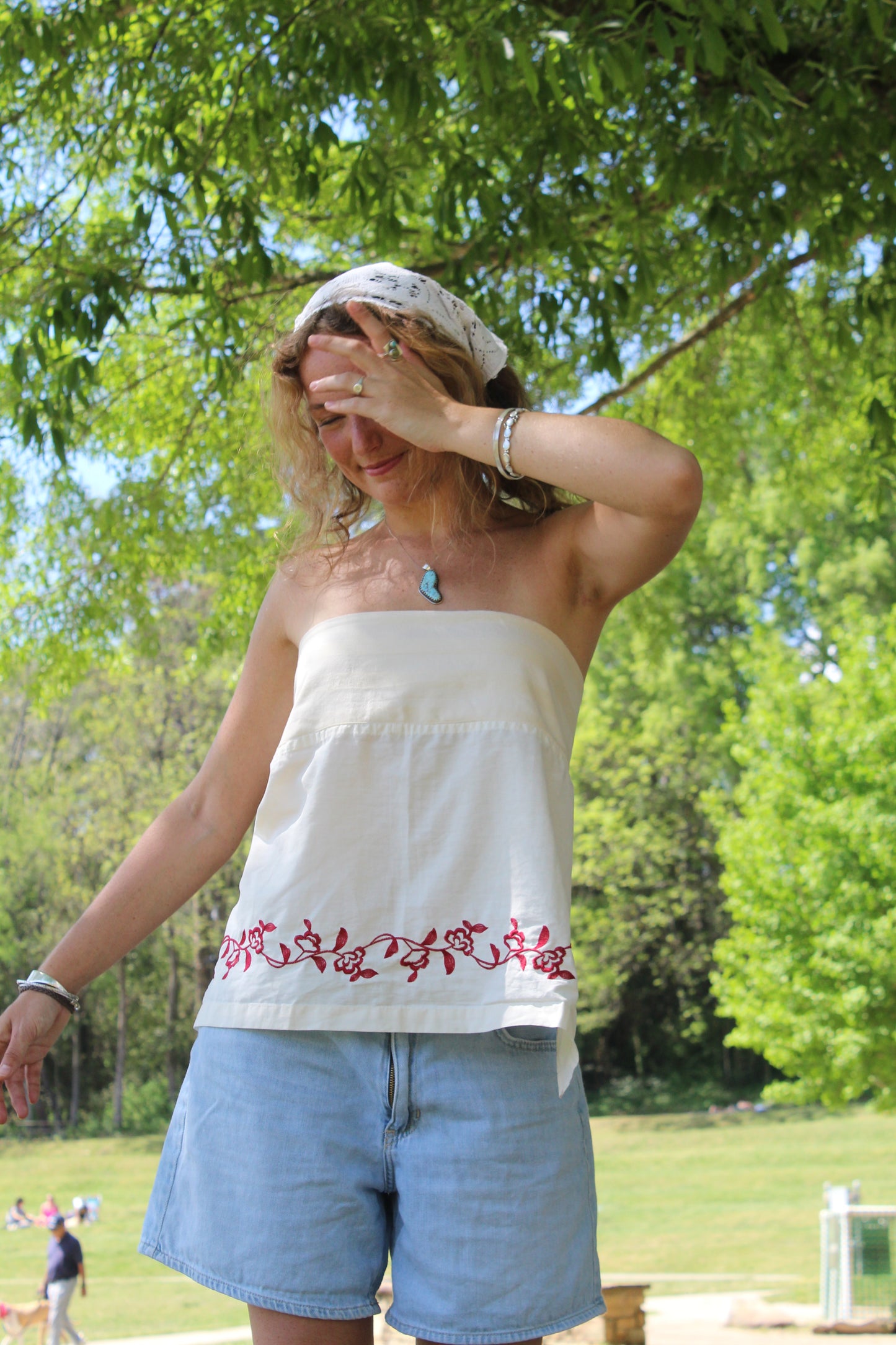 CHERRY BLOSSOM TUBE TOP