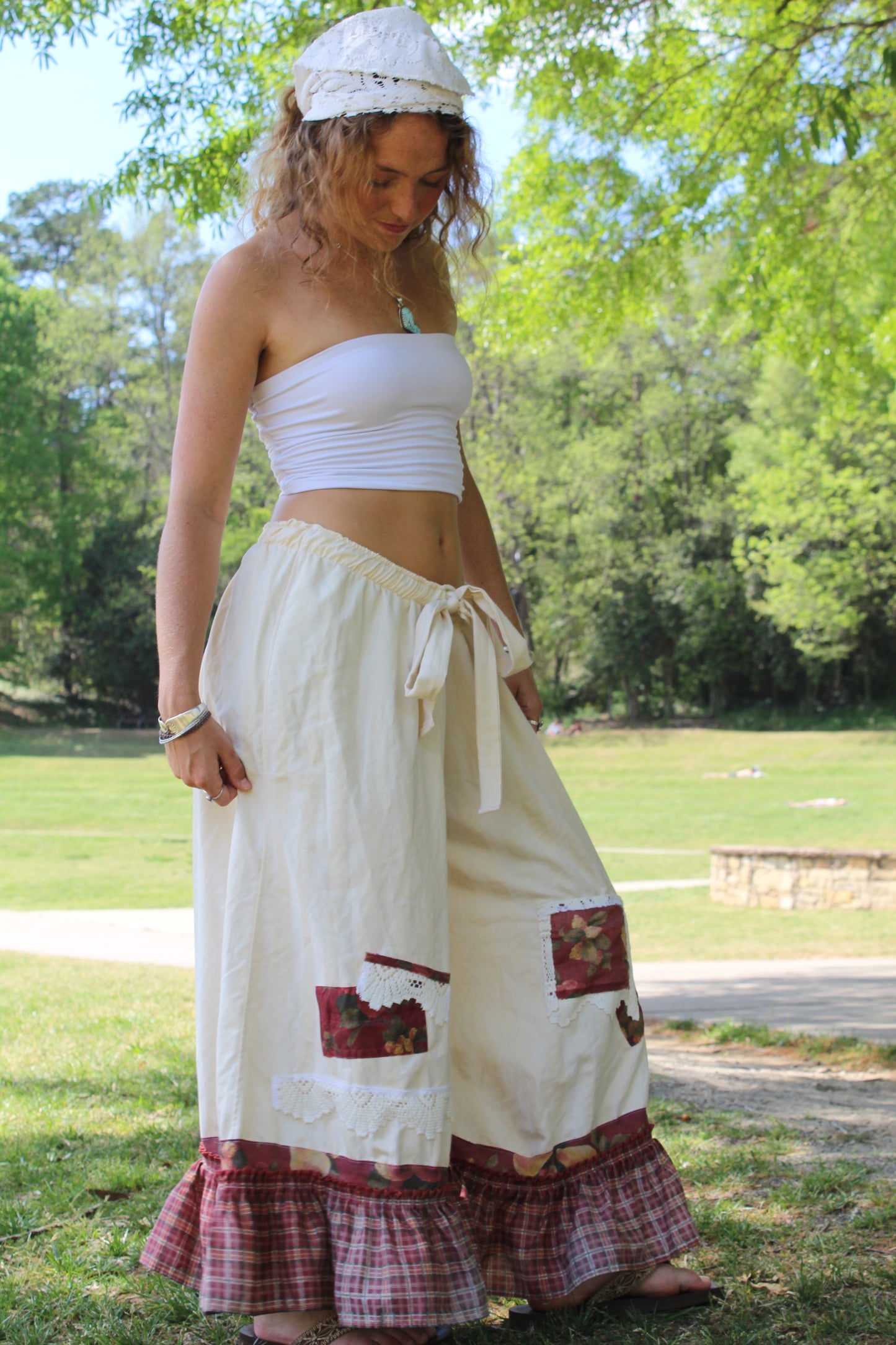 ITALIA COUNTRYSIDE PATCHWORK PANTS