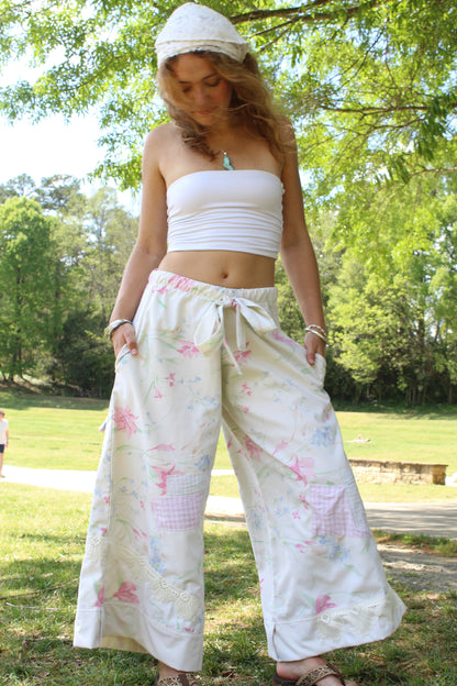 GIARDINO TOSCANO PATCHWORK PANTS