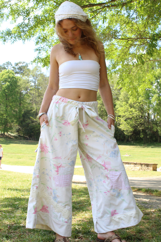 GIARDINO TOSCANO PATCHWORK PANTS