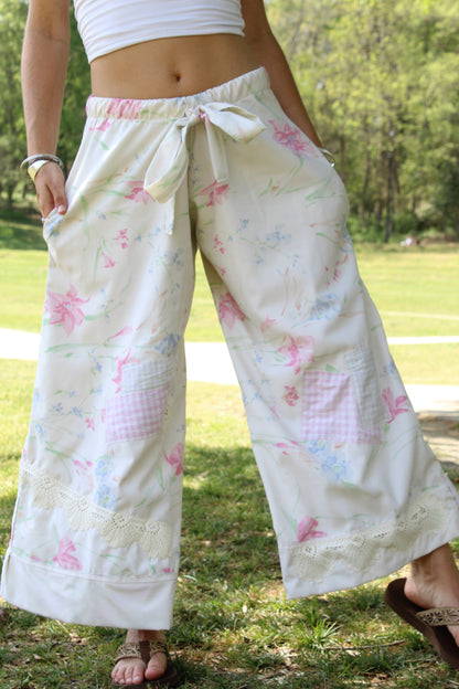 GIARDINO TOSCANO PATCHWORK PANTS