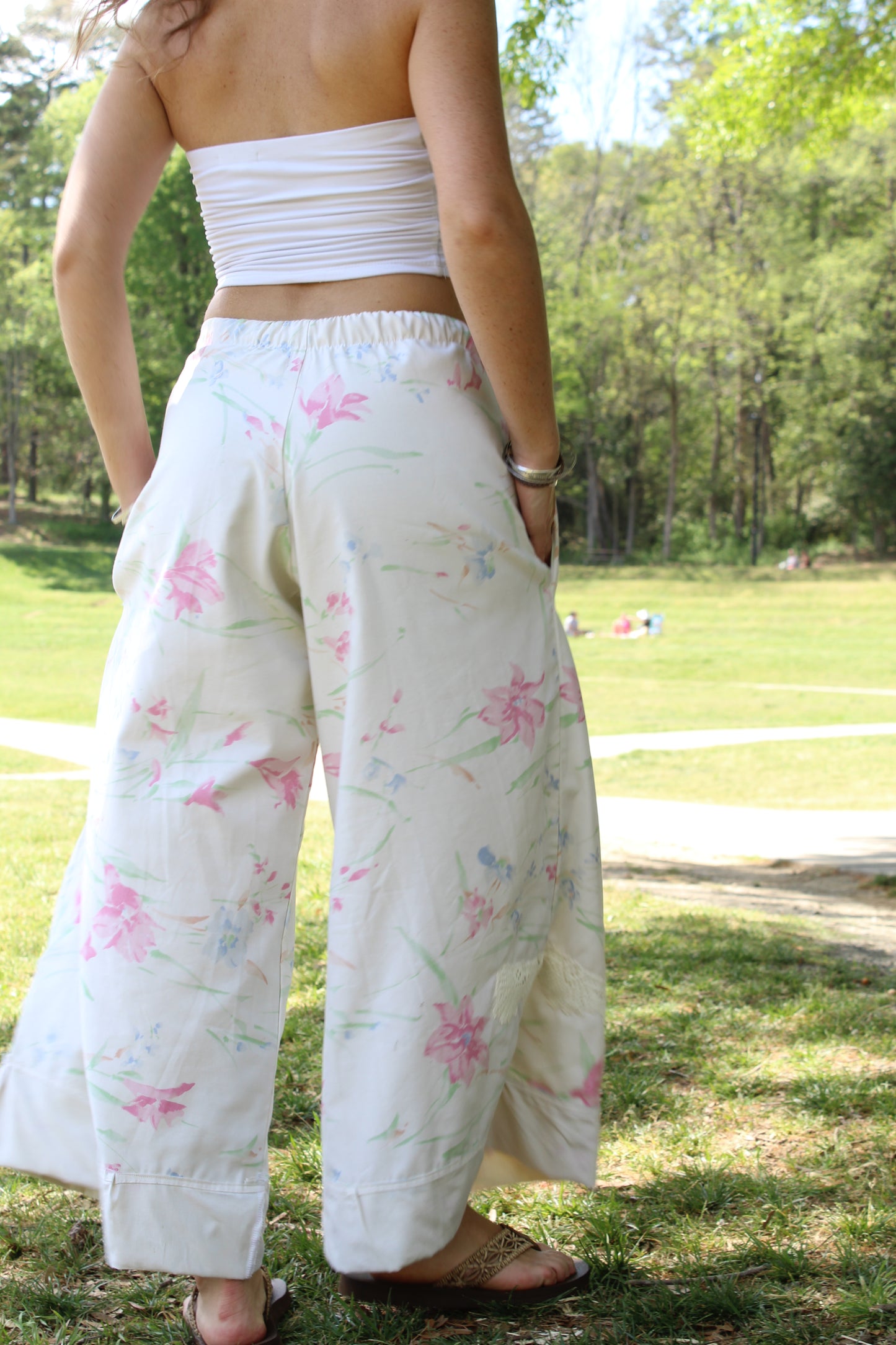 GIARDINO TOSCANO PATCHWORK PANTS
