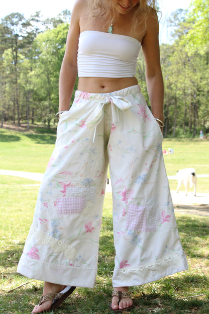 GIARDINO TOSCANO PATCHWORK PANTS