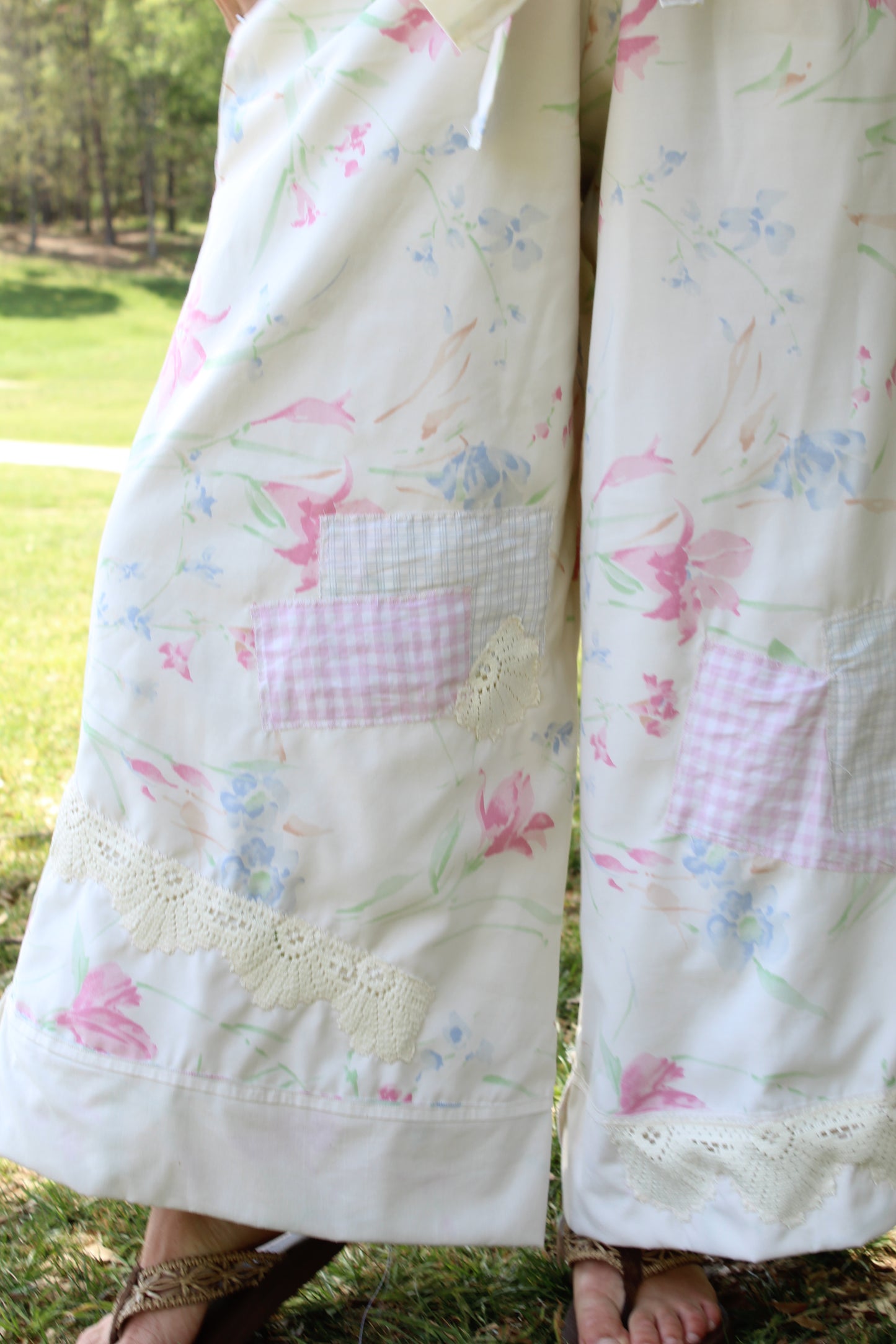 GIARDINO TOSCANO PATCHWORK PANTS