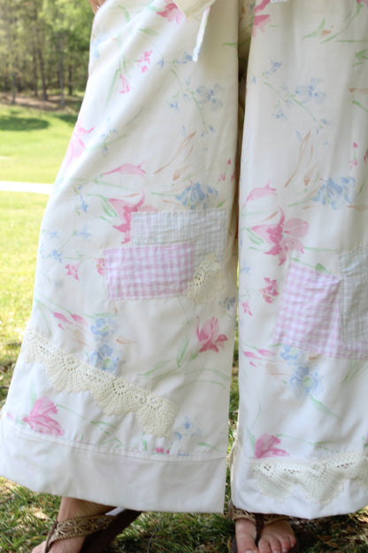 GIARDINO TOSCANO PATCHWORK PANTS