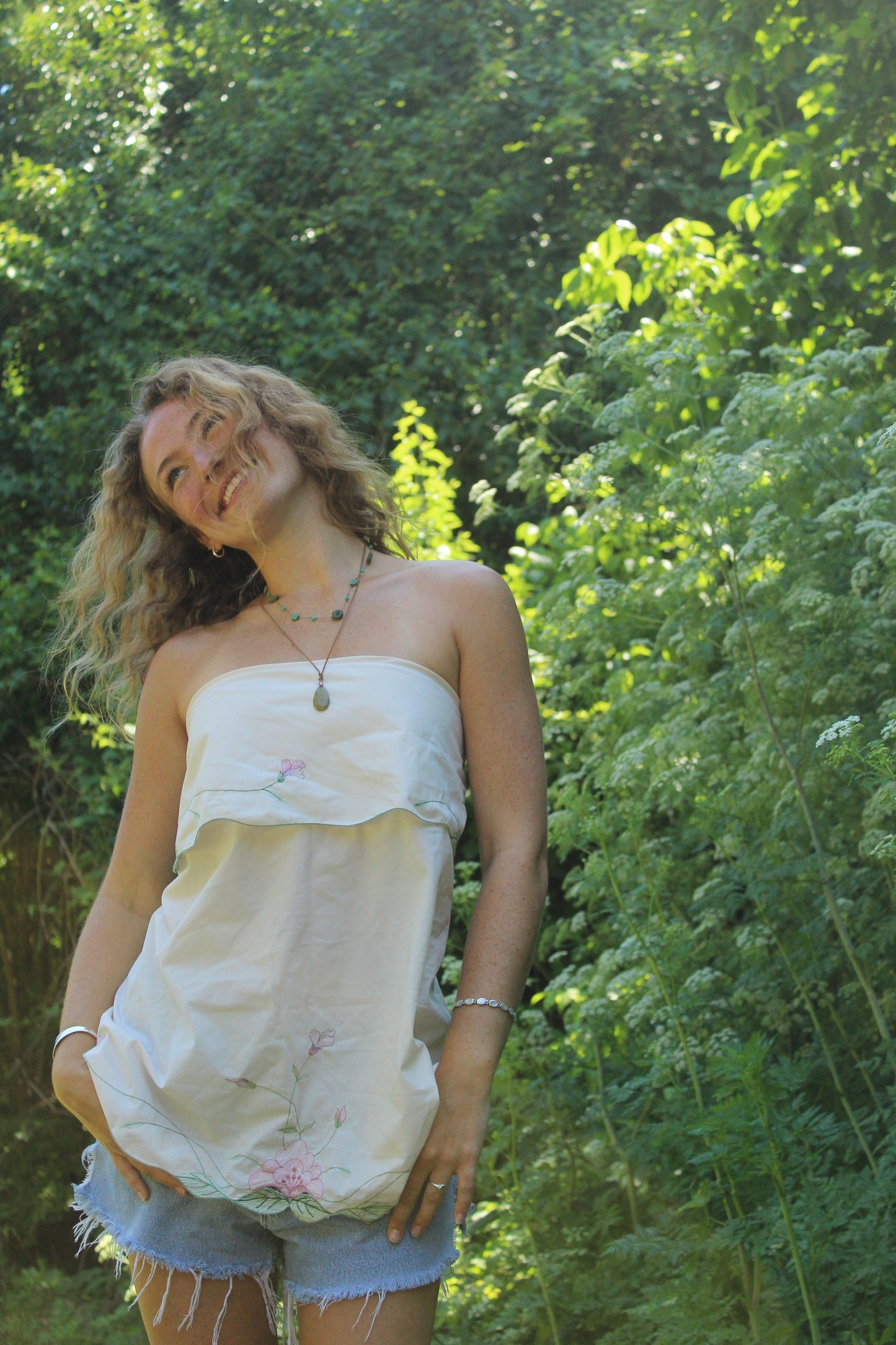 FIELD OF FROLICK TUBE TOP