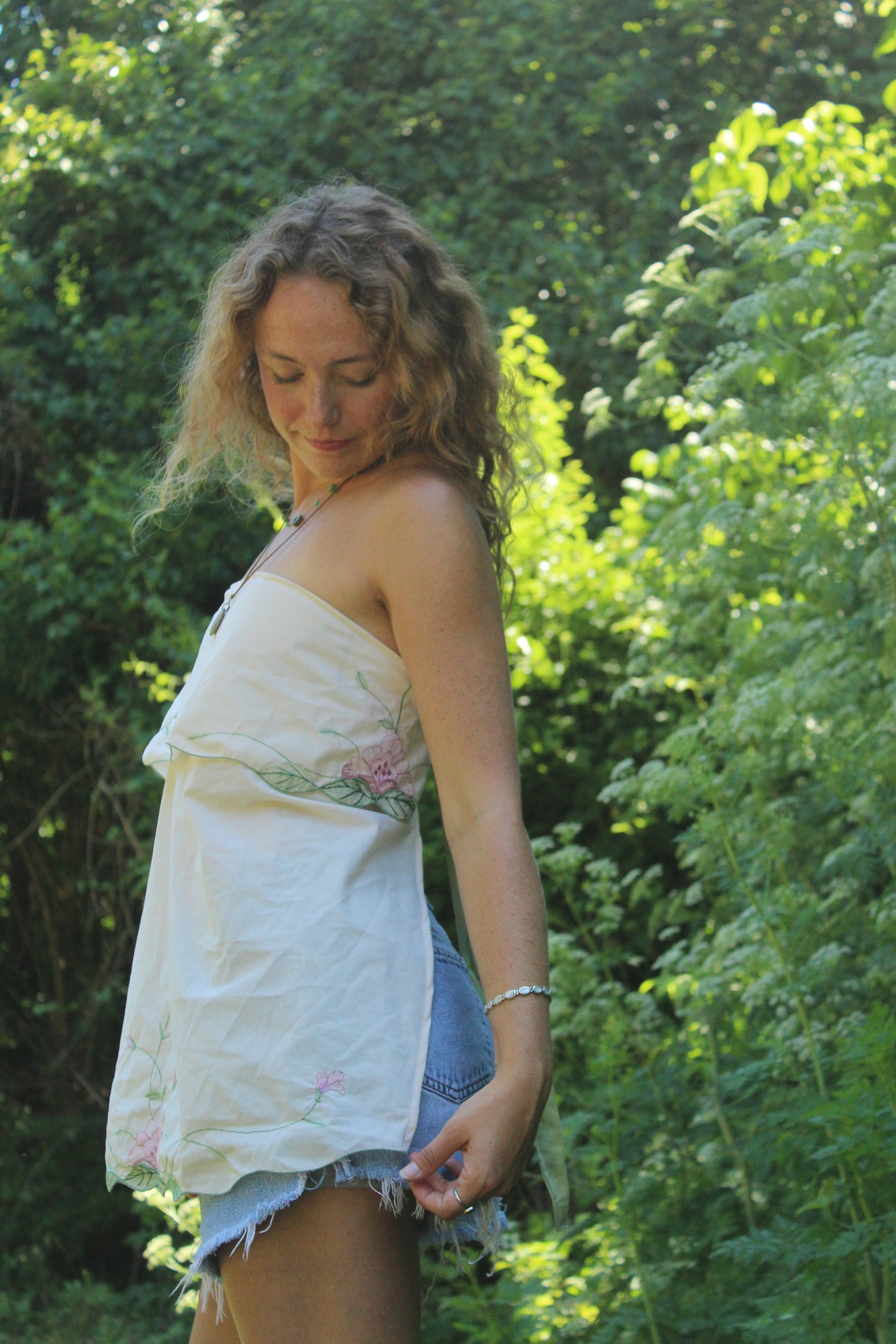 FIELD OF FROLICK TUBE TOP