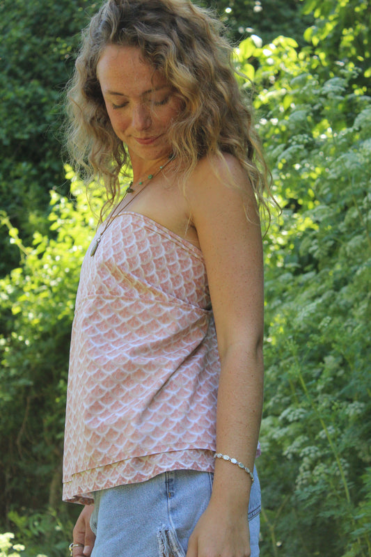 SUGAR PETAL TUBE TOP
