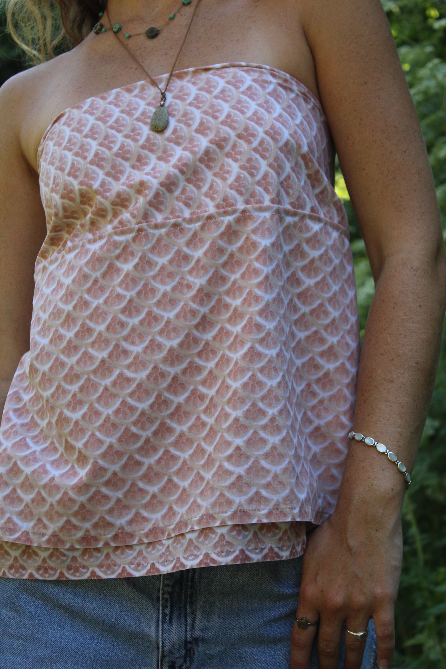 SUGAR PETAL TUBE TOP