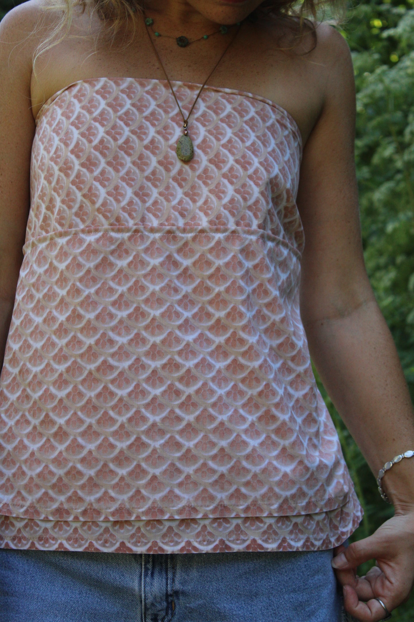 SUGAR PETAL TUBE TOP