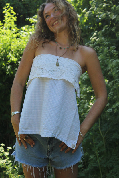 LA LA LACE TUBE TOP
