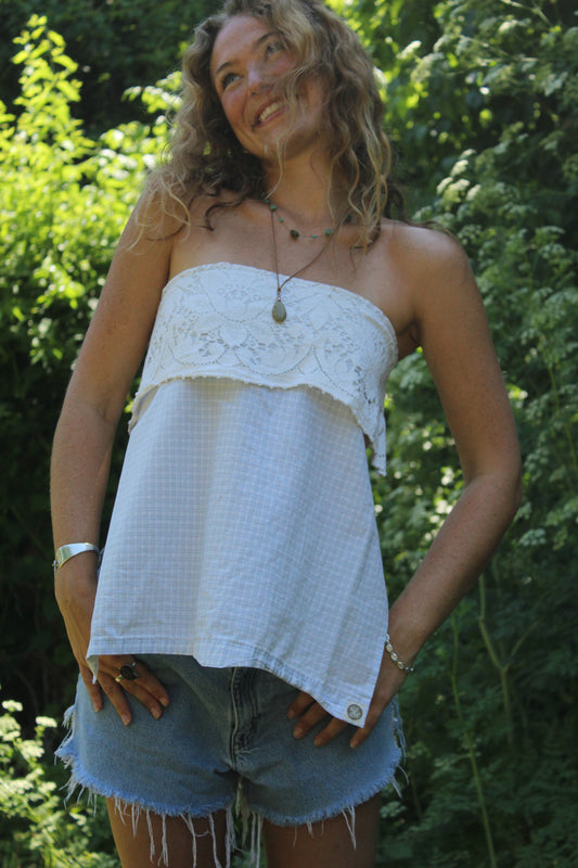 LA LA LACE TUBE TOP