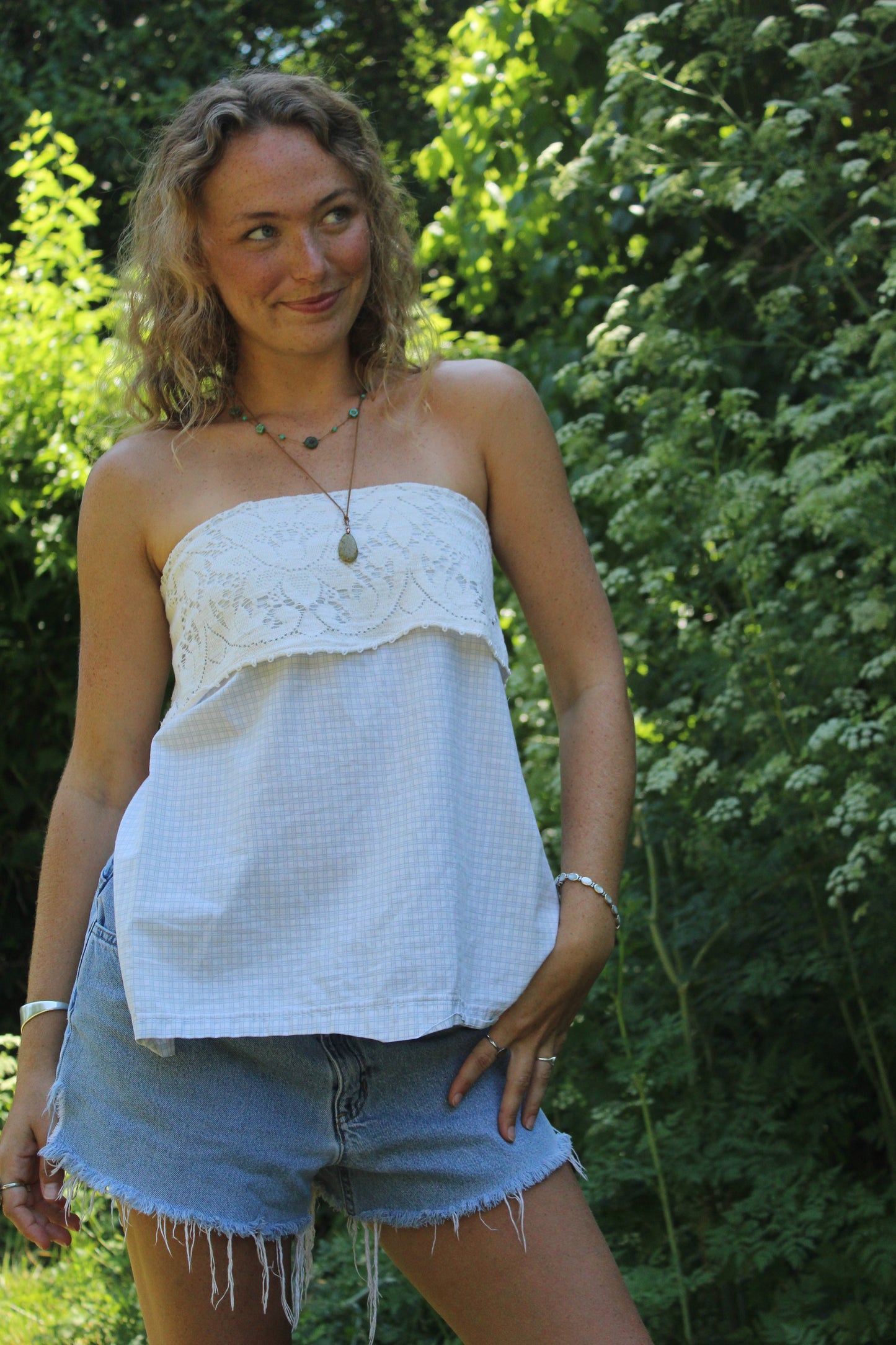 LA LA LACE TUBE TOP