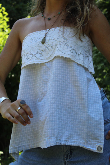 LA LA LACE TUBE TOP