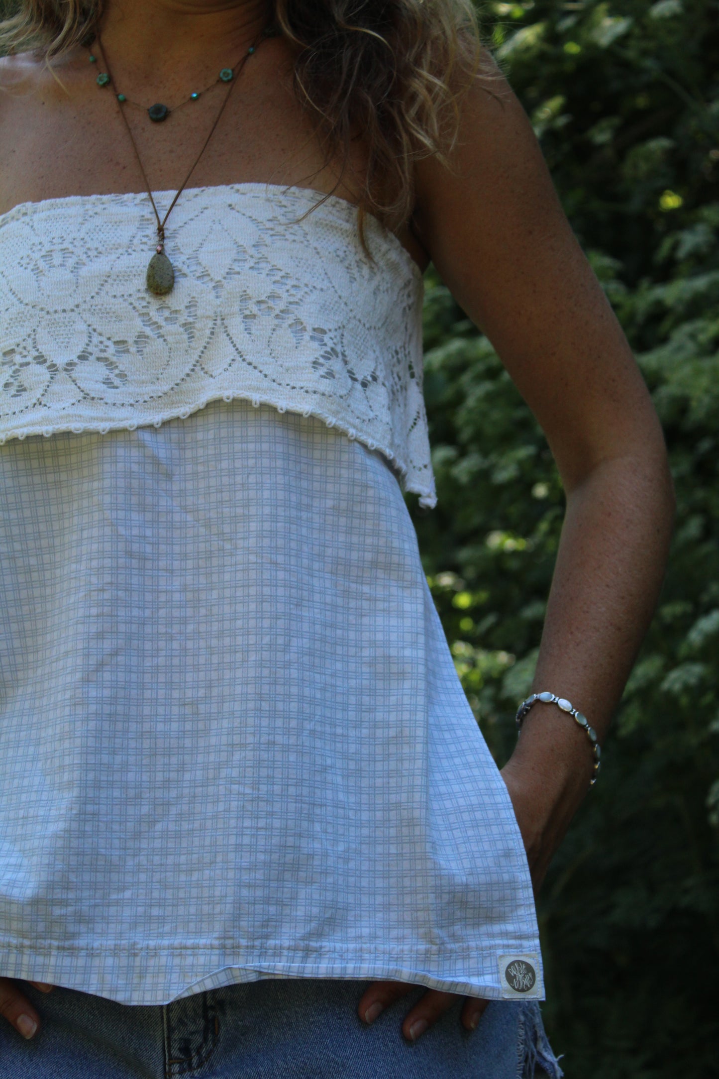 LA LA LACE TUBE TOP