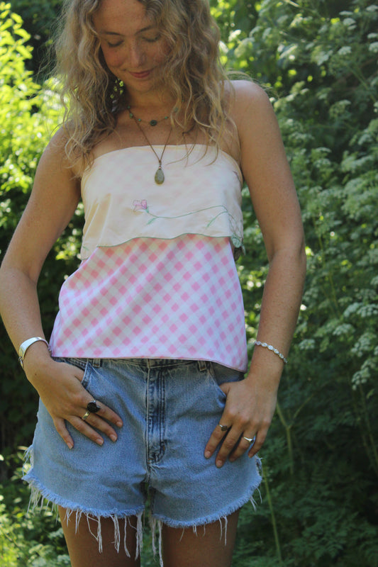 PICNIC IN PINK PLS TUBE TOP