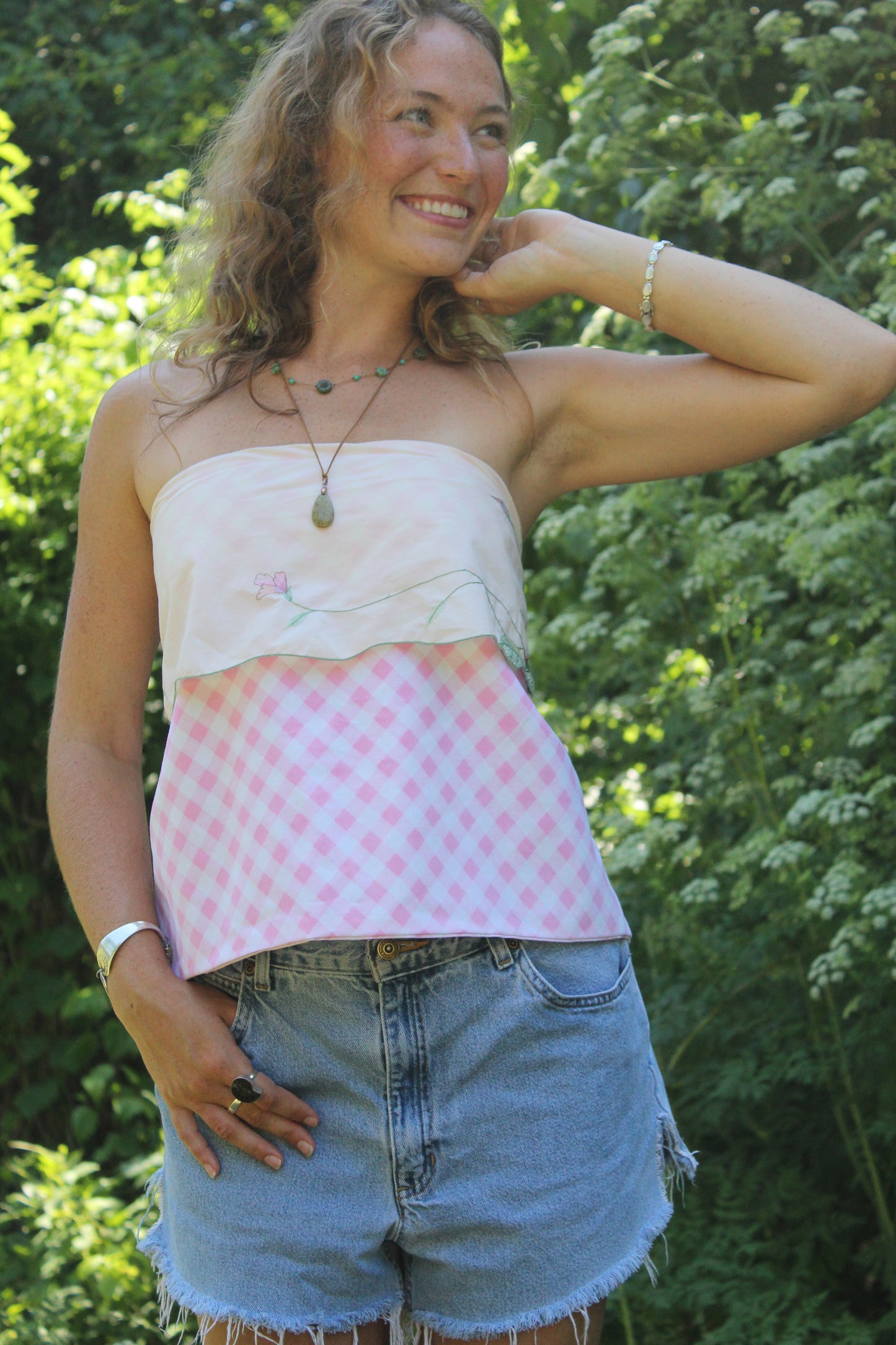PICNIC IN PINK PLS TUBE TOP