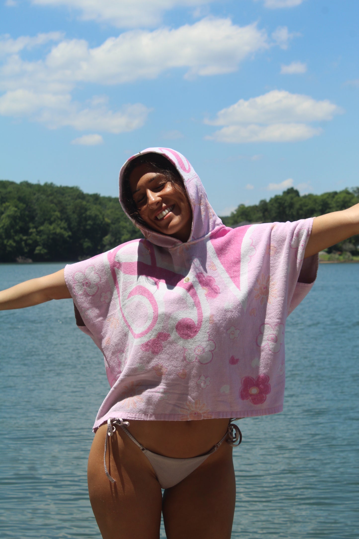ARIEL ON LAND TOWEL HOODIE