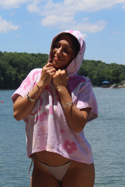ARIEL ON LAND TOWEL HOODIE