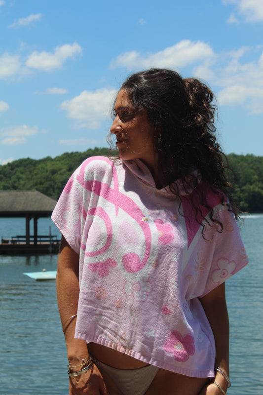 ARIEL ON LAND TOWEL HOODIE