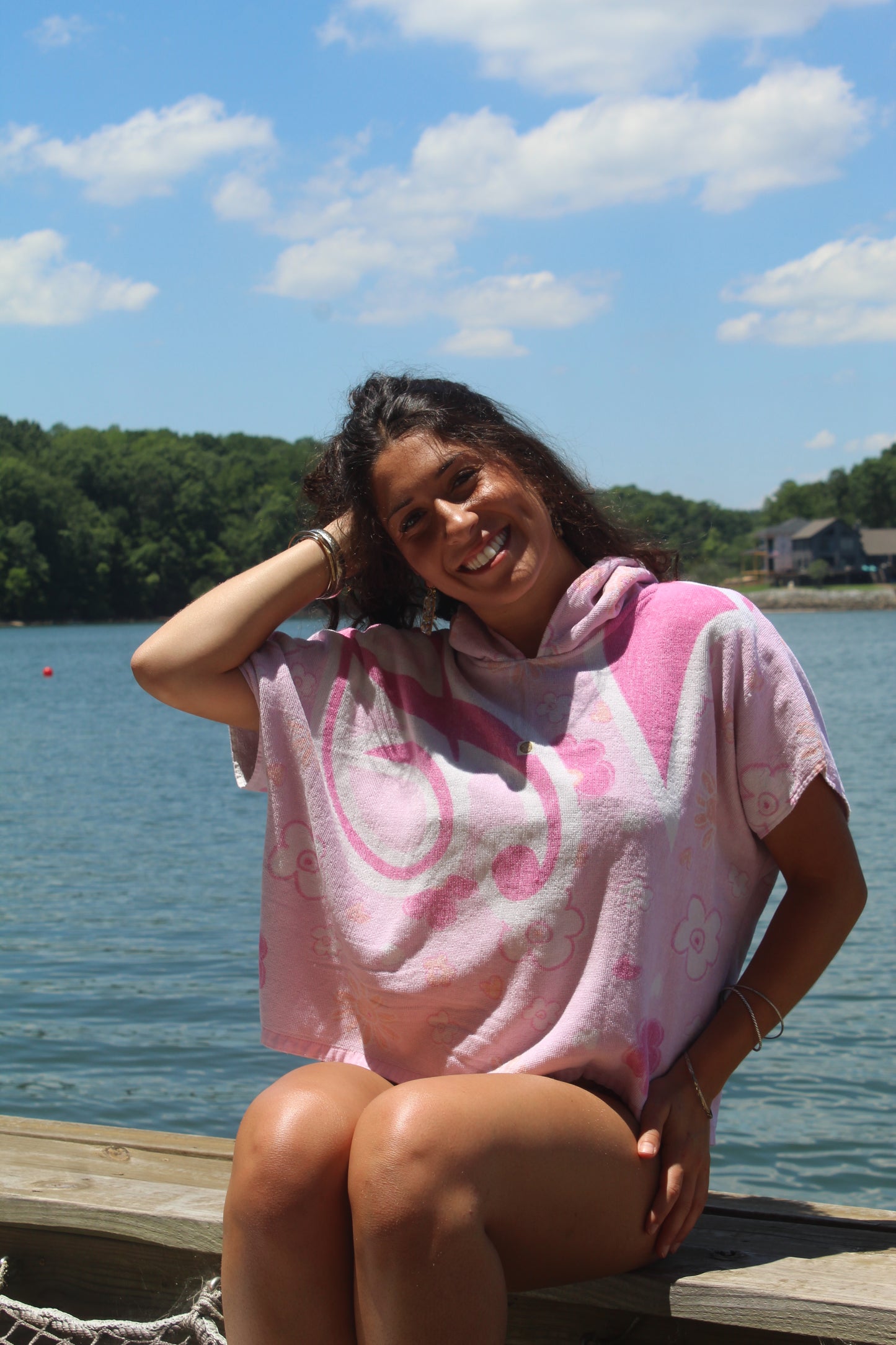 ARIEL ON LAND TOWEL HOODIE