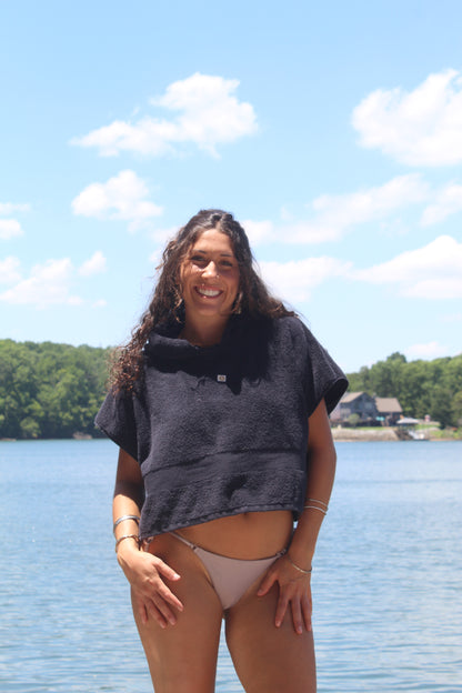 NIGHT SWIMMING TOWEL HOODIE