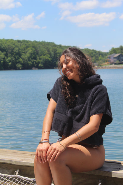 NIGHT SWIMMING TOWEL HOODIE