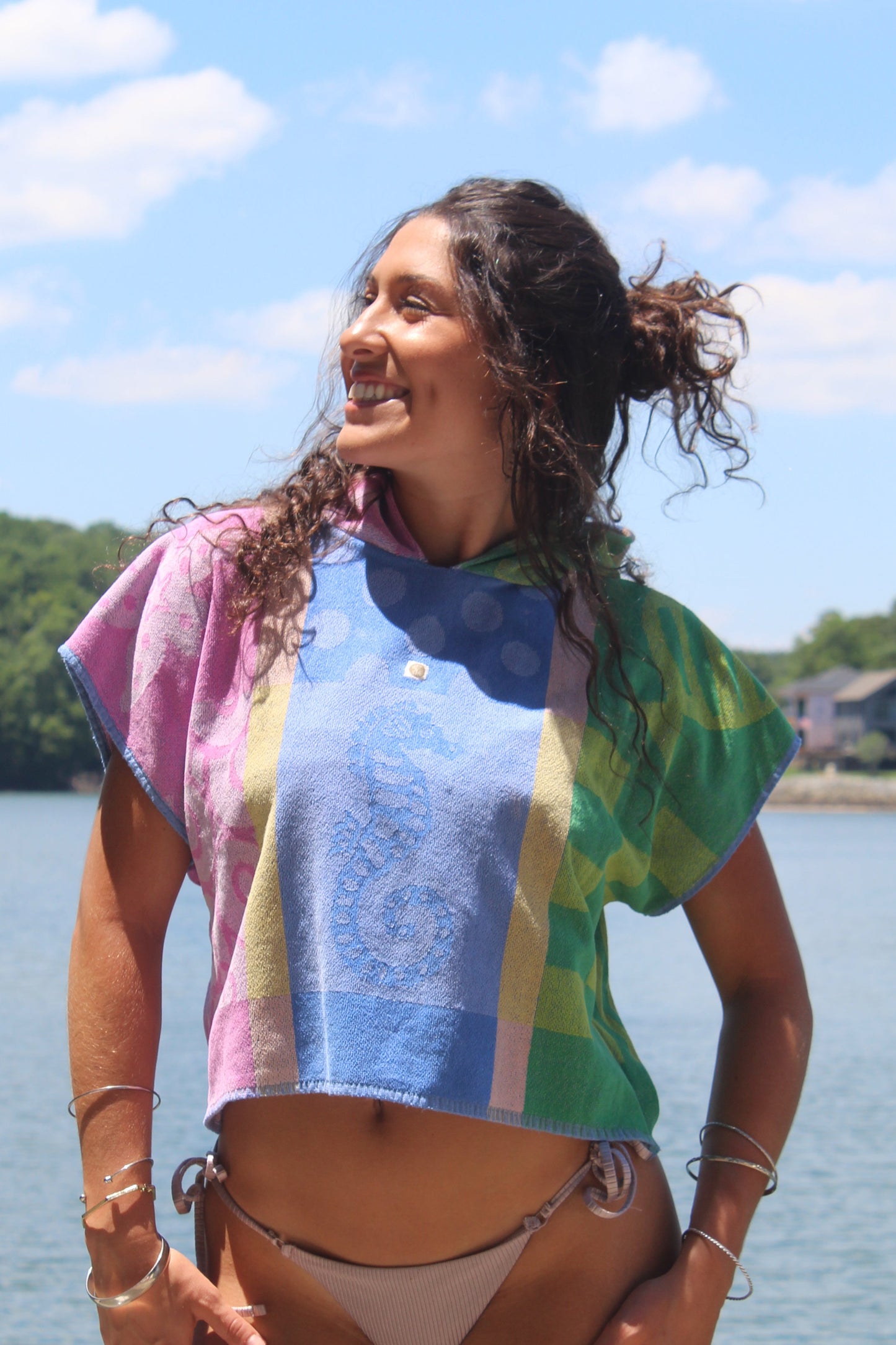 DOWN THE SHORE TOWEL HOODIE