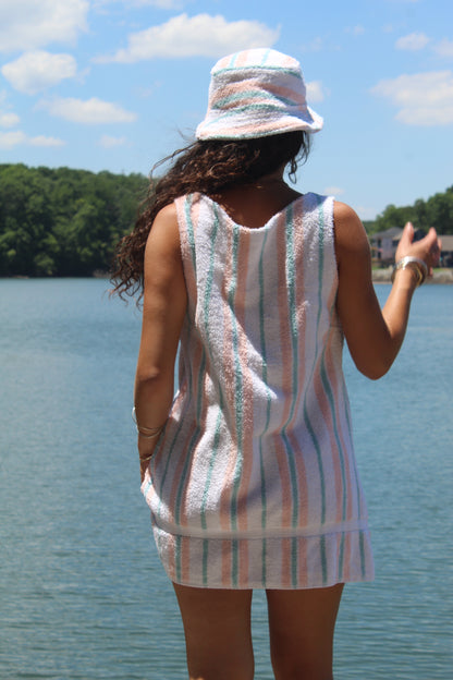 SUNSET ON THE LAKE TOWEL DRESS