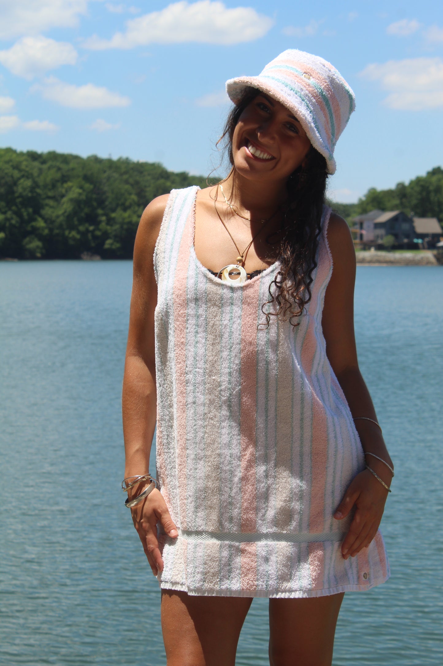 SUNSET ON THE LAKE TOWEL DRESS